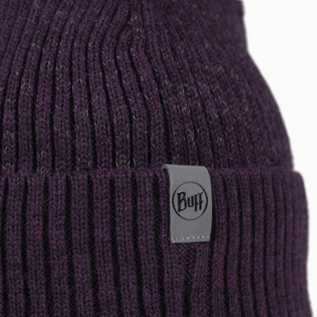 Шапка Buff Merino Active (; one size; Solid Shadow Purple)